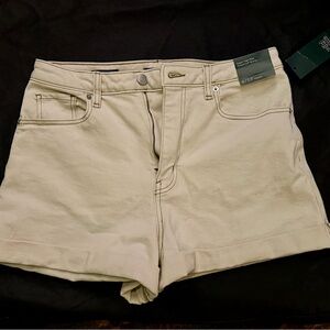 Wild Fable Cream Jean Shorts